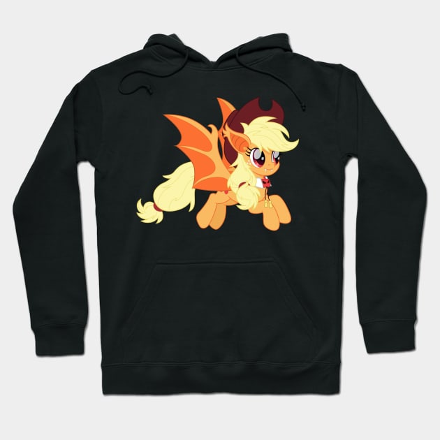 Applejack bat pony Hoodie by CloudyGlow